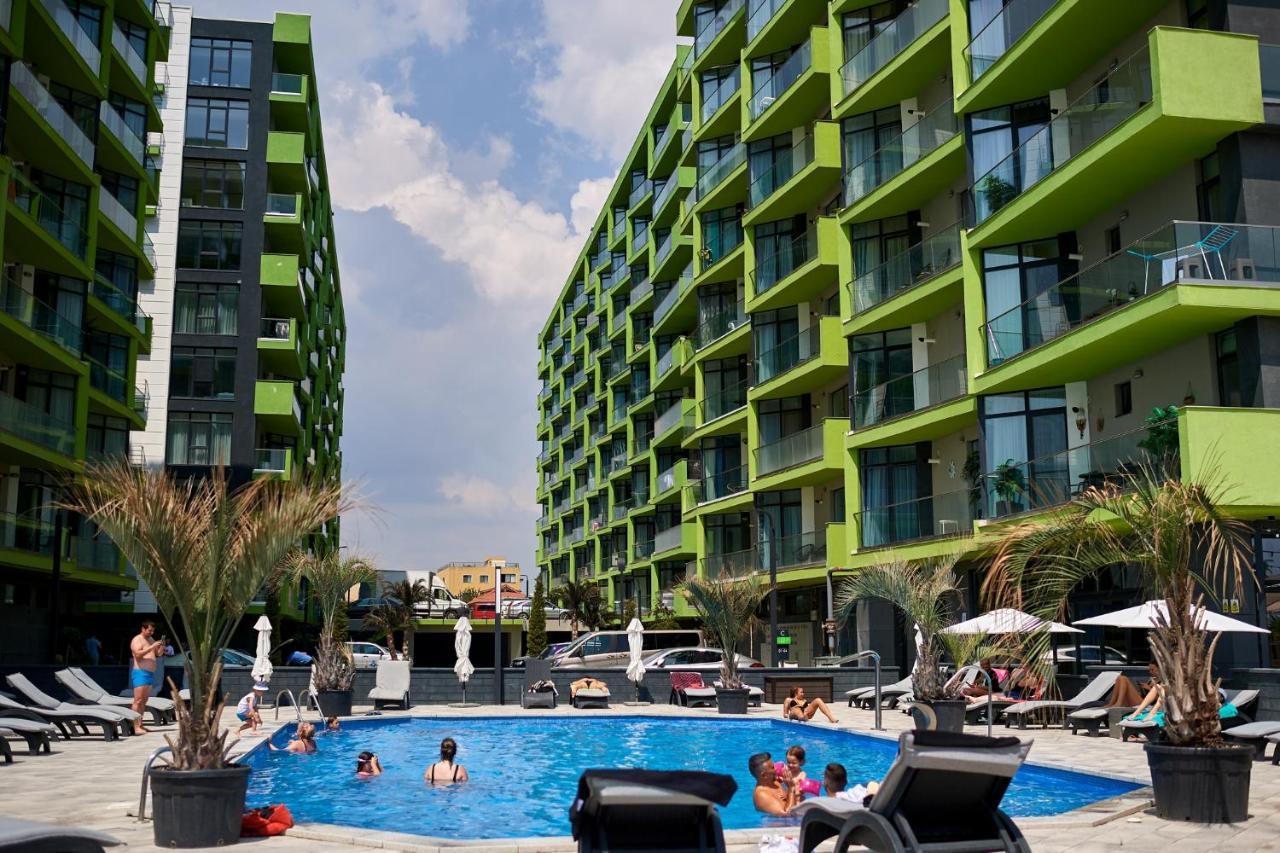 Nasty 24 Aparthotel Pool & Spa Mamaia Nord Navodari Ngoại thất bức ảnh
