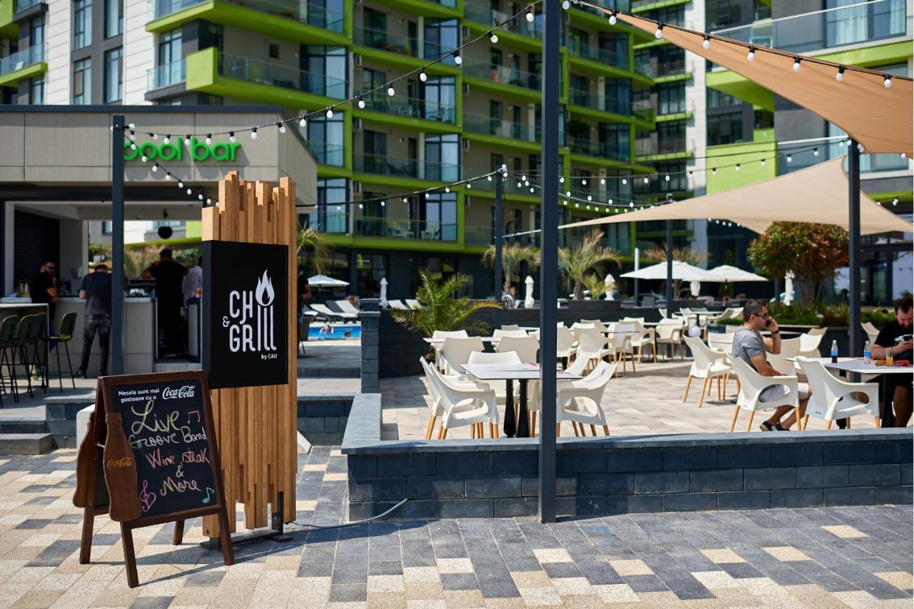 Nasty 24 Aparthotel Pool & Spa Mamaia Nord Navodari Ngoại thất bức ảnh